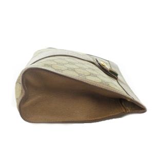 GUCCI Accessory Collection オールドグッチ セカンドバッグ クラッチバッグ PVC レザー ロゴ シェリーライン