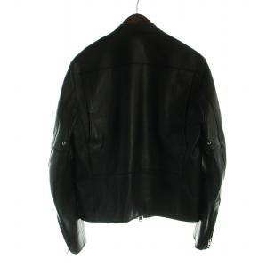 COACH ライダース レザージャケット 46 ブラック