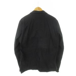 DIESEL テーラードジャケット パッカブル ポケッタブル ストレッチ ナイロン 軽量 XL 黒 ブラック /AH6