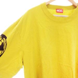 DIESEL T-CRANE LS-L3 T-shirt Tシャツ ロンT クルーネック 長袖 プリント コットン 大きいサイズ