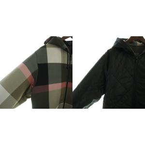 BLACK LABEL CRESTBRIDGE ジップアップパーカー リバーシブル チェック柄 L ブラック