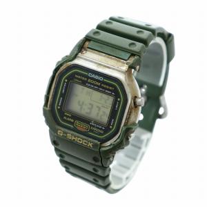 CASIO G-SHOCK 腕時計 ウォッチ デジタル デイト カレンダー付き ロゴ 緑 グリーン DW-5600 GY11