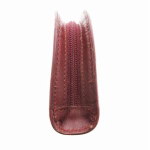 Cartier マストライン les must de Cartier 小銭入れ コインケース ドゥーブルC レザー 革 箱付き レッド 赤