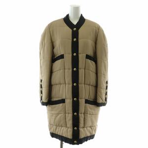 90AW バイカラー ノーカラーコート