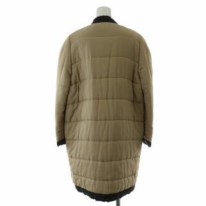 CHANEL ヴィンテージ 1990AW ノーカラーコート 中綿 シルク ココマーク