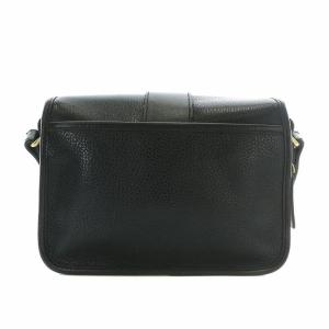 COACH オールドコーチ シェリダン ターンロック ショルダー バッグ シボ革 レザー 黒 ブラック 0585-230