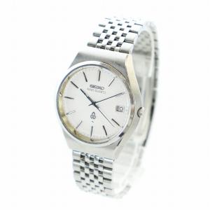 SEIKO ジャンク品 KING QUARTZ 5855-8001 キングクォーツ 腕時計 ウォッチ デイト 白文字盤