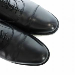 REGAL ケンフォード KENFORD ビジネスシューズ レザー ラウンドトゥ ストレートチップ 24.5cm 黒 ブラック GY18