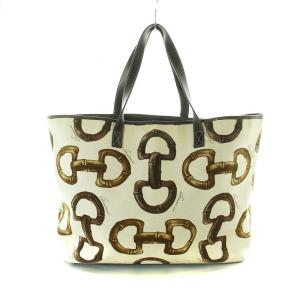 GUCCI 154402 トートバッグ ホースビット ベージュ