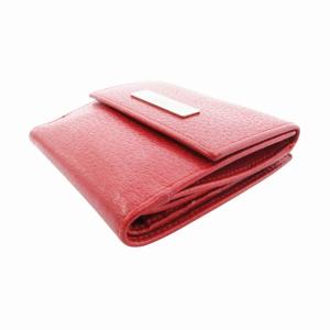 GUCCI 二つ折り財布 ウォレット ロゴ パッチ レザー 赤 レッド /HO 0302 GY18