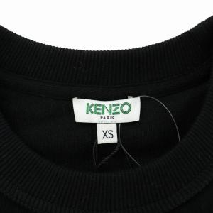 KENZO Color By Kenzo トレーナー スウェット 長袖 クルーネック ロゴ 刺繍 XS 黒 ブラック F865SW3024MD
