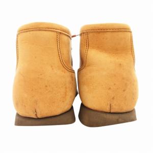 RED WING チャッカブーツ ワラビー ロゴ スエード レザー 8 26cm 茶 ブラウン