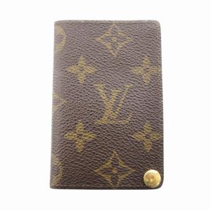 モノグラム ポルトカルト クレディ プレッシオン カードケース パスケース 名刺入れ 茶 ブラウン M60937
