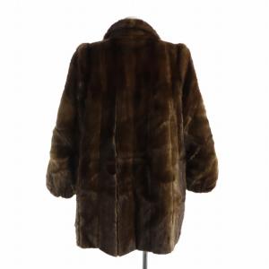 SAGA MINK 金サガ 毛皮コート 11 ブラウン