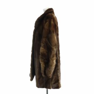 SAGA MINK 金サガ 毛皮コート 11 ブラウン