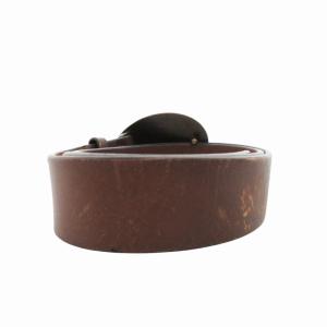 POLO RALPH LAUREN ベルト バックル ポニー ロゴ バックル レザー 32/80 茶 ブラウン
