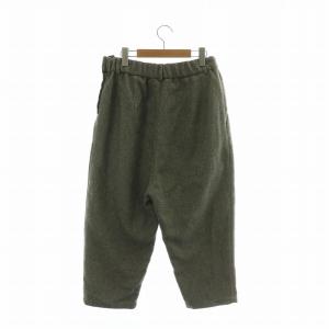Y's for living サルエルパンツ ワイド ウール調 イージー ジップフライ グレー /XZ GY11