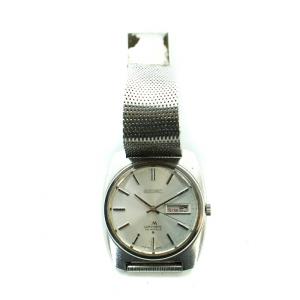 SEIKO LORD MATIC ロードマチック 腕時計 ウォッチ 自動巻き デイデイト 23石 シルバー色 5606-8010