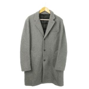 23区 HOMME チェスターコート 中綿 ロング シンプル 50 L グレー