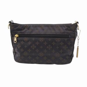 russet 美品 ショルダーバッグ パッチワーク 総柄 ナイロン 黒 ブラック