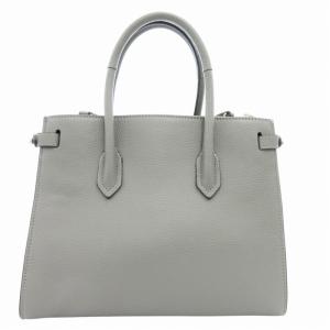 FURLA ハンドバッグ ショルダー 2WAY 斜め掛け ロゴ レザー グレー