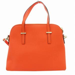 kate spade new york ハンドバッグ ショルダー 2WAY 斜め掛け ロゴ レザー オレンジ /GV GY17