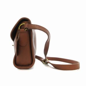 COACH オールドコーチ ヴィンテージ 9908 ショルダーバッグ レザー ターンロック 茶 ブラウン GY17