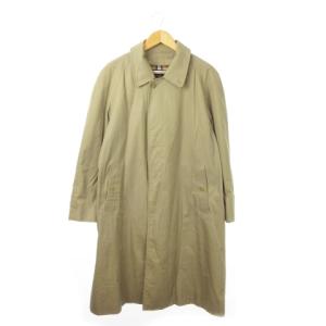 ヴィンテージ ステンカラーコート ノバチェック ベージュ