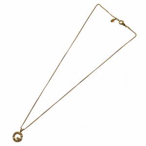 GIVENCHY ネックレス ペンダント チェーン Gロゴ ラインストーン ゴールドカラー