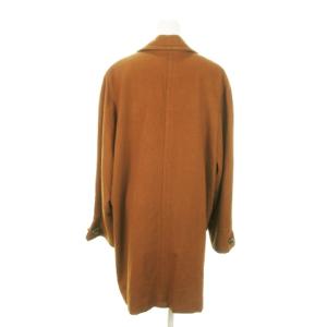 AGNONA コート チェスター ダブル ミドル カシミヤ 装飾ボタン 茶 ブラウン