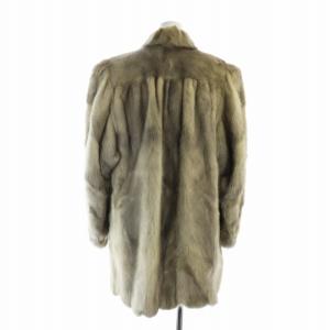 SAGA MINK 金サガ WORLD 毛皮コート F グレー