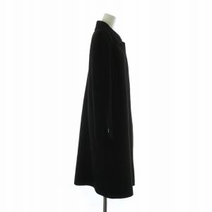 HERNO ヴィンテージ チェスター コート アウター カシミア ロング 比翼ボタン 黒 ブラック イタリア製 /XZ