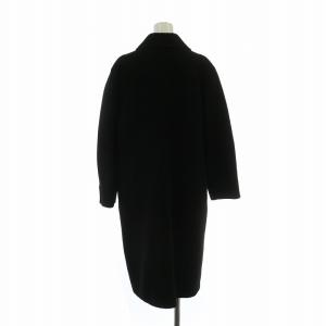 HERNO ヴィンテージ チェスター コート アウター カシミア ロング 比翼ボタン 黒 ブラック イタリア製 /XZ