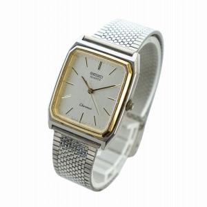 SEIKO クロノス Chronos 腕時計 ウォッチ クォーツ スクエア ロゴ シルバー色 9021-5130 GY18