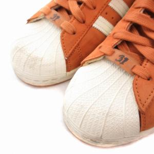 adidas SUPERSTAR HALLOWEEN スニーカー シューズ ローカット スエード 27.5cm オレンジ 白 ホワイト GW8847