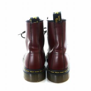 Dr.Martens 8ホールブーツ ショート ロゴ レザー UK8 27cm 赤 レッド 1460 GY17