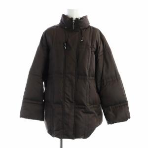 スタンドカラーコート ノバチェック ミドル 長袖 ロゴ フード付き ジップアップ 大きいサイズ 13 LL