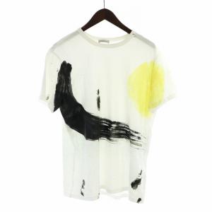 18年製 Tシャツ カットソー 半袖 ロゴ 総柄 M 白 ホワイト GY18 /MQ