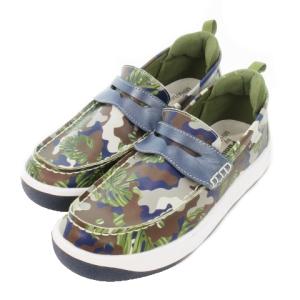 × ミハラヤスヒロ MIHARA YASUHIRO MY-84 スリッポン シューズ レザー ロゴ カモフラ