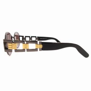 FENDI SL7067 サングラス アイウェア FFロゴ 黒 ブラック ゴールドカラー 金色 GY27 /TZ