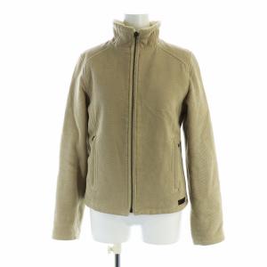 ボアジャケット コーデュロイ 長袖 ジップアップ 短丈 ロゴ 38 M ベージュ GY18 /MQ