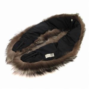 SAGA FOX 銀サガ ティペット ファー 毛皮 茶 白 8801 /JS GY18