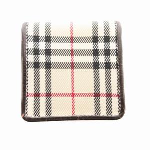 BURBERRY コインケース ノバチェック ベージュ ブラウン