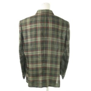 DAKS スーツ セットアップ 上下 3点セット テーラードジャケット スカート ミモレ ロング プリーツ チェック柄