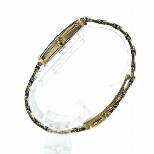 TECHNOS 腕時計 ウォッチ クォーツ デイト 石付き ラインストーン スクエア ゴールド色 黒 ブラック T9137