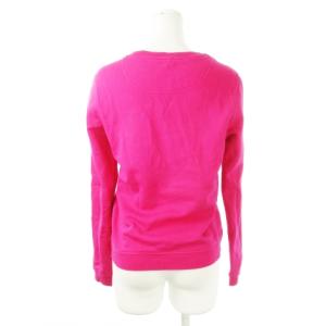 KENZO スウェットトレーナー ラウンドネック 長袖 刺繍 サボテン ロゴ 裏起毛 S ピンク /CK21 GY27