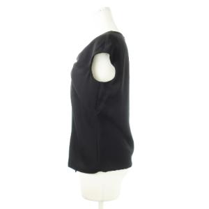 FOXEY NEW YORK 36498 White Cut Sew ブラウス カットソー ノースリーブ キャップスリーブ アシンメトリー