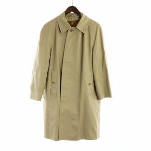 ヴィンテージ ステンカラーコート ノバチェック ベージュ