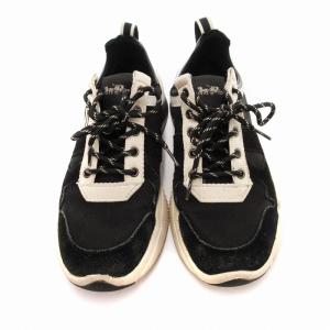 COACH G4941 CITYSOLE RUNNER スニーカー シューズ ロゴ 24.5 黒 H20113