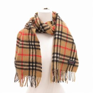 burberrys ヴィンテージ マフラー ノバチェック カシミヤ100％ ベージュ